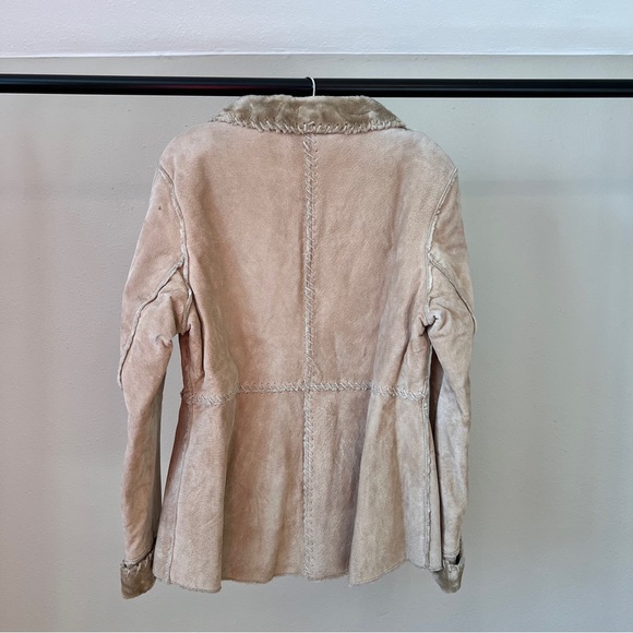 Suede Leather stitched jacket - Picture 5 of 6